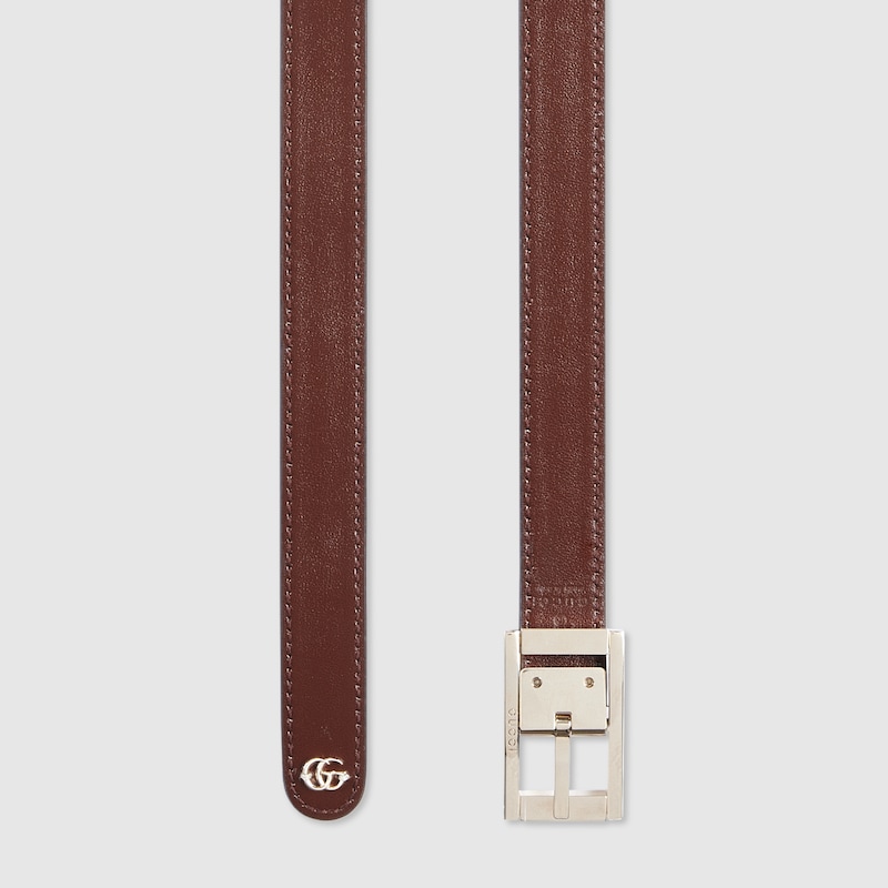 Reversible thin belt with rectangular buckle - Image 5